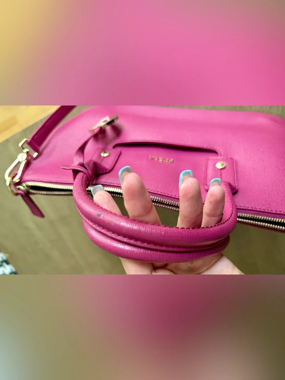 Furla Linda Medium Satchel Pinky